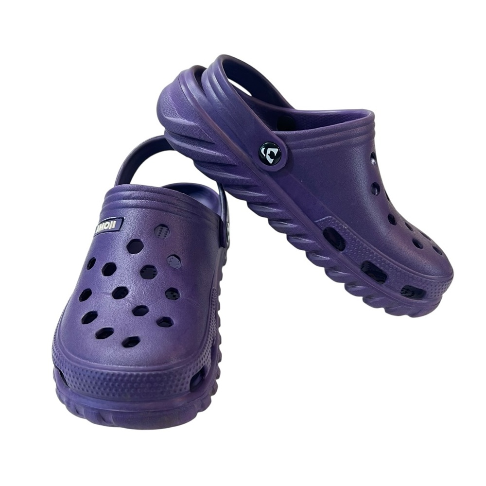 Amoji Clogs Mules Size 240 or Women’s Size 7 Purple